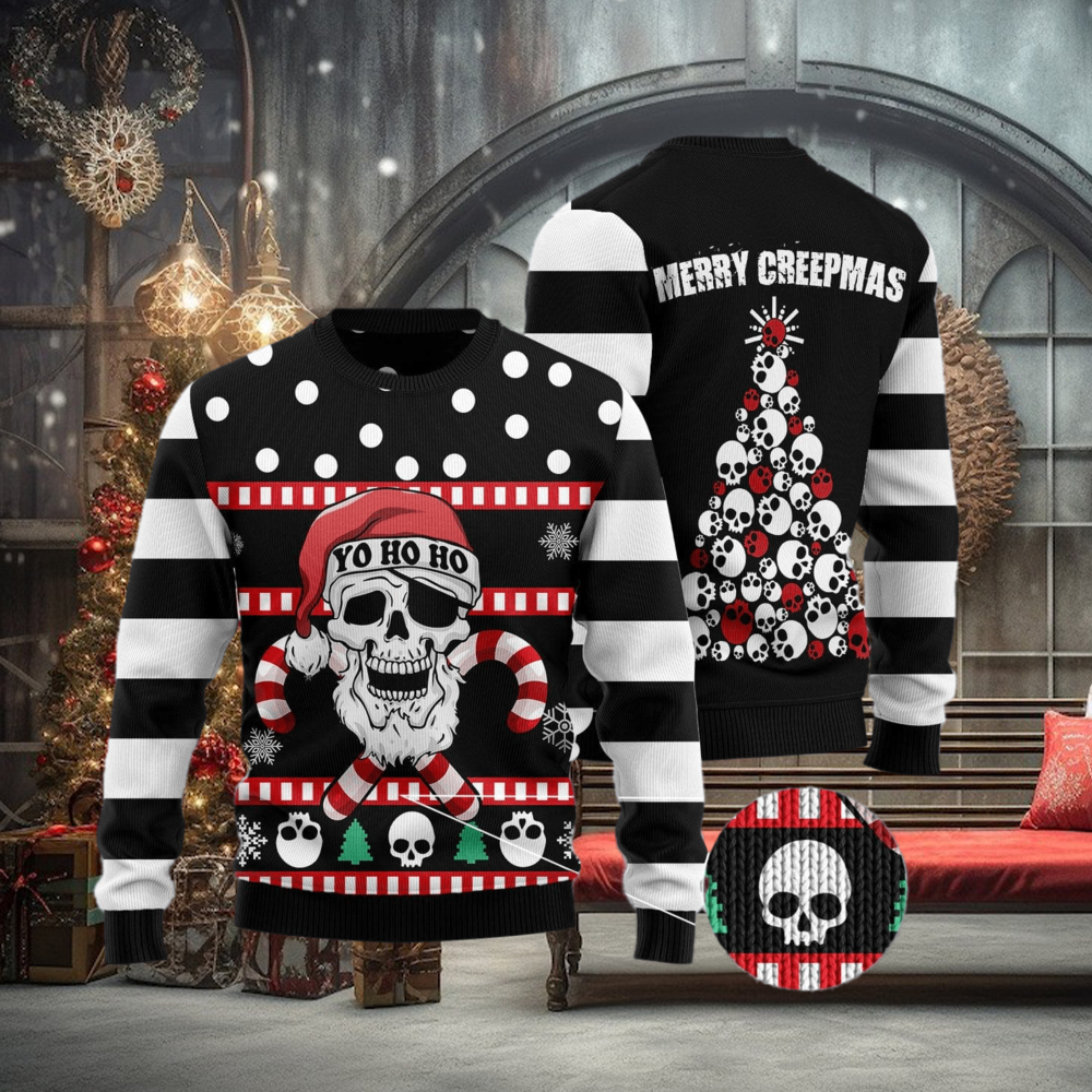 Skull Creepmas Ugly Christmas Sweater Gift Men Women Skull Creepmas Ugly Christmas Sweater Gift Men Women