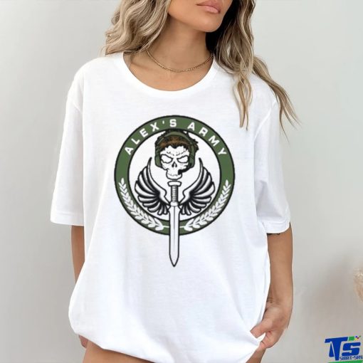 Skull Earphone Chad Michael Collins Alex’s Army shirt