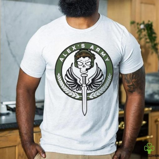 Skull Earphone Chad Michael Collins Alex’s Army shirt