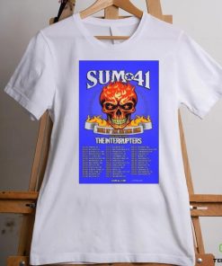 Skull Fire 2024 Sum 41 The Final World Tour poster hoodie, sweater, longsleeve, shirt v-neck, t-shirt