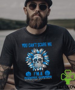 Skull Flower You Can’t Scare Me I’m A Diabetes Survivor Halloween 2023 T Shirt 3 Skull Flower You Can’t Scare Me I’m A Diabetes Survivor Halloween 2023 T Shirt