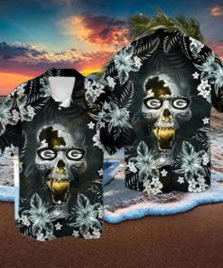 Skull Green Bay Packers Hawaiian Shirt