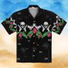 Us Army Digital Camo Skull Custom Hawaiian Aloha Shirt