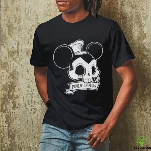 Skull Mickey Public Domain T hoodie, sweater, longsleeve, shirt v-neck, t-shirt