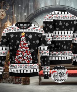 Skull Pine Tree Ugly Christmas Sweater