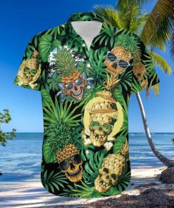 Skull Pineapple Tropical Hawaiian Shirt