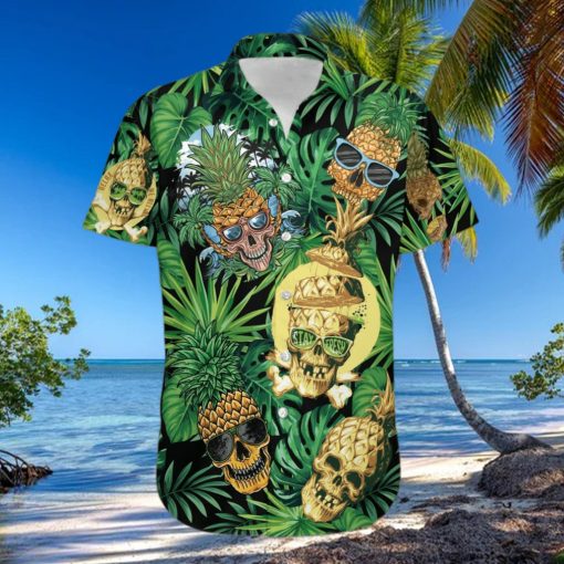 Skull Pineapple Tropical Hawaiian Shirt