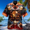 Skull Rock N Roll Hawaiian Shirt