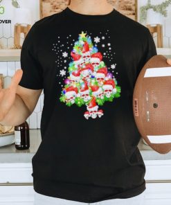 Skull Santa hat Christmas tree shirt 1 Skull Santa hat Christmas tree shirt