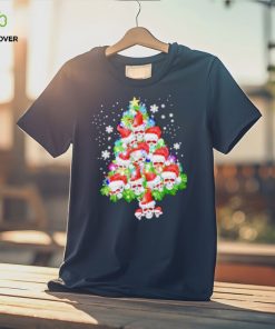 Skull Santa hat Christmas tree shirt 2 Skull Santa hat Christmas tree shirt
