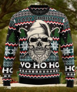 Skull Scary Ugly Christmas Sweater Thankgiving Gift Men Women