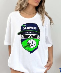 Skull Seahawks Football NFL Team Shirt