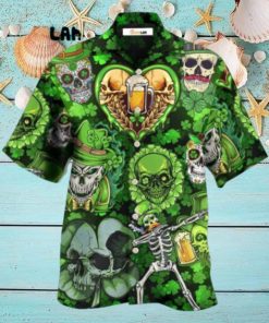 Skull St Patricks Day Art Hawaiian Shirt