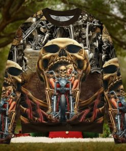 Skull Stay Wild Never Let Them Tame You Ugly Christmas Sweater