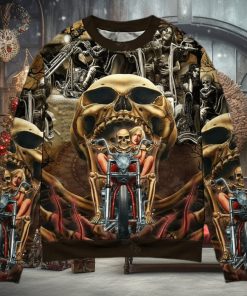 Skull Stay Wild Never Let Them Tame You Ugly Christmas Sweater