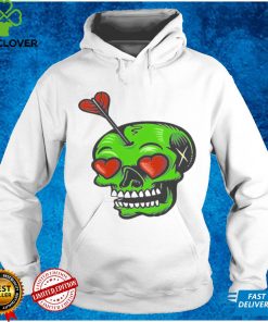 Skull Stuck In Love Valentines Day Shirt