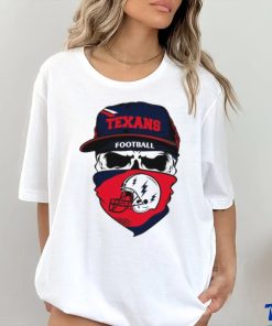 Skull Texans Football NFL Team Shirt