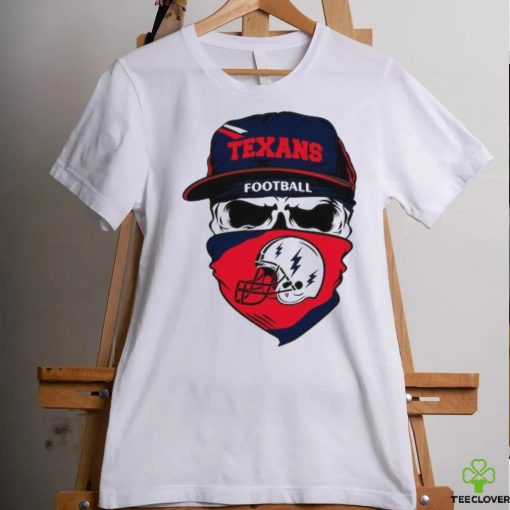 Skull Texans Football NFL Team Shirt