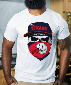 Skull Texans Football NFL Team Shirt