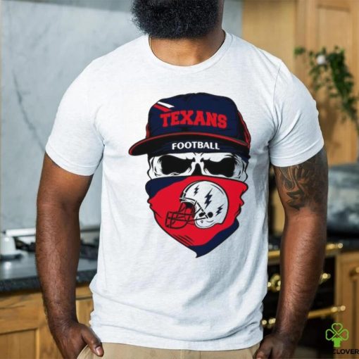 Skull Texans Football NFL Team Shirt