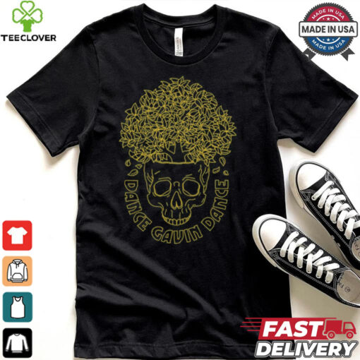 Skull Tree   Forest Green T Shirt