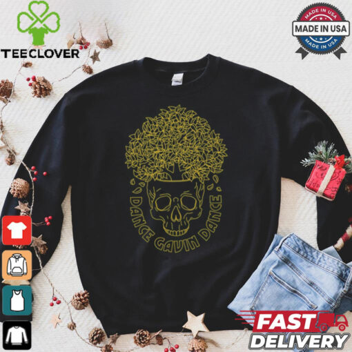 Skull Tree   Forest Green T Shirt