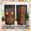 Skull Volcano Personalized Tumbler