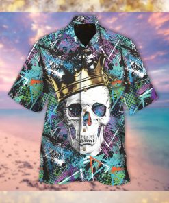 Skull Wearing Crown Hawaiian Shirt