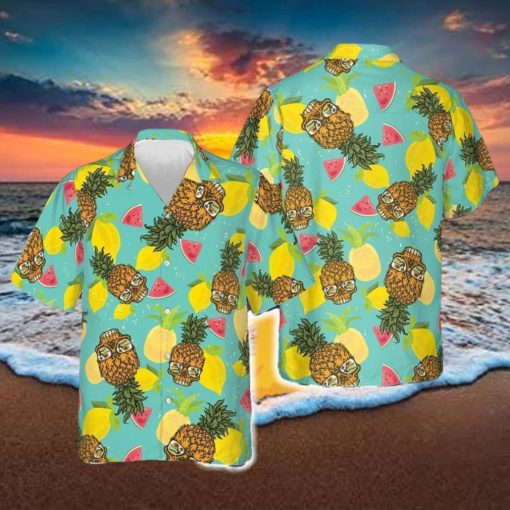 Skull With Sunglasses Hawaiian Shirt Summer Button Up Shirts Mens Ideas Gift Halloween