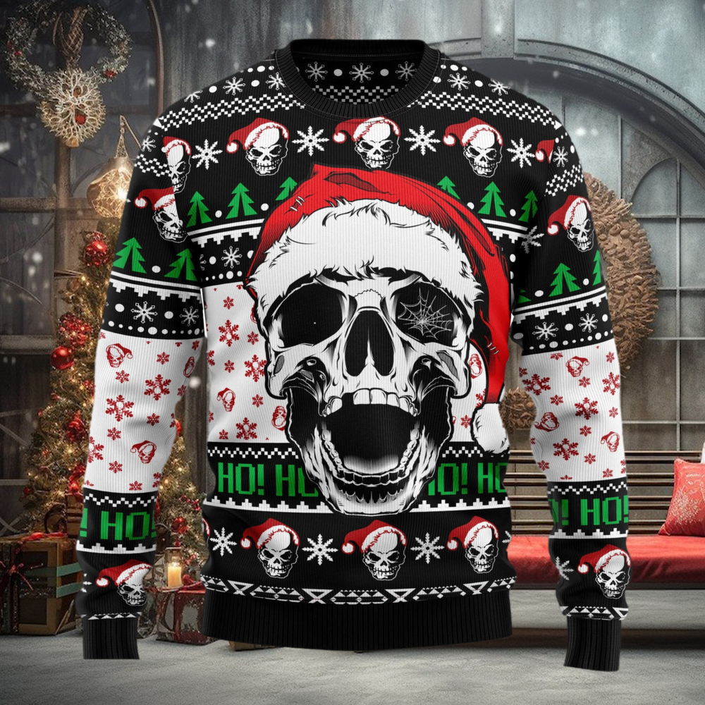 Skull Xmas Ugly Christmas Sweater Thankgiving Gift Men Women Skull Xmas Ugly Christmas Sweater Thankgiving Gift Men Women