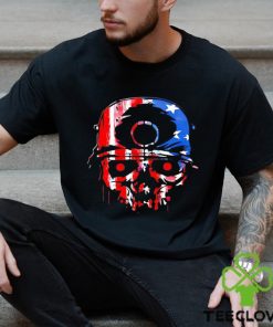 Skull in USA American colors shirt 3 Skull in USA American colors shirt