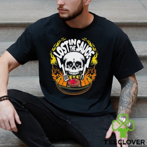 Skull lost in the sauce hoodie, sweater, longsleeve, shirt v-neck, t-shirt