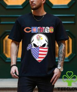 Skull wear American mask Chicago all sports team shirt 1 Skull wear American mask Chicago all sports team shirt