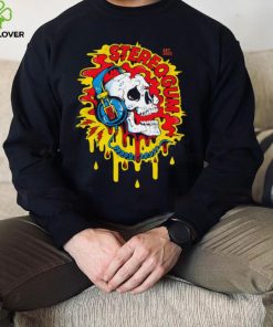 Skull with headphones art shirt 1 Skull with headphones art shirt