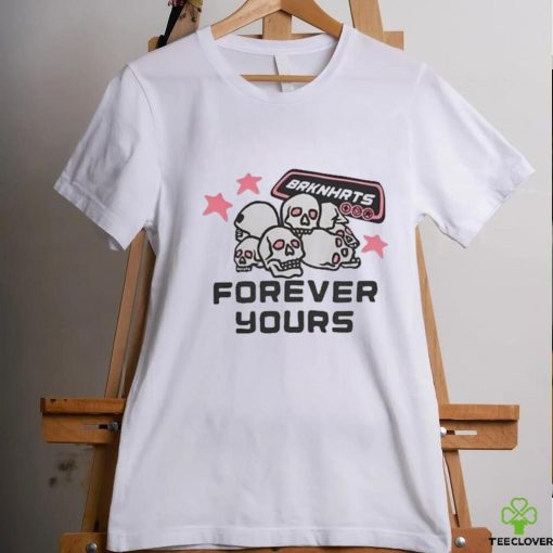 Skulls Eyes Pink Broken Planet Brknhrts Forever Yours shirt