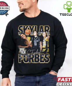 Skylar Forbes Marquette Golden Eagles 90s Vintage Signature Graphic Players t shirt