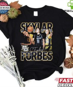 Skylar Forbes Marquette Golden Eagles 90s Vintage Signature Graphic Players t shirt