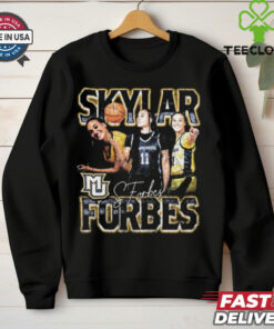 Skylar Forbes Marquette Golden Eagles 90s Vintage Signature Graphic Players t shirt