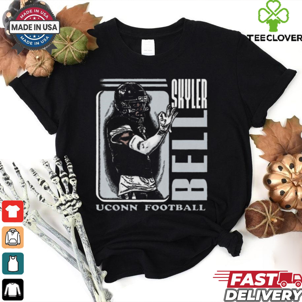 Skyler Bell Uconn Huskies Football Graphic t shirt Skyler Bell Uconn Huskies Football Graphic t shirt