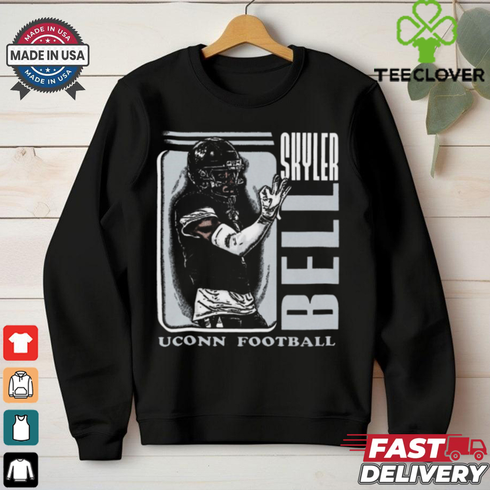 Skyler Bell Uconn Huskies Football Graphic t shirt Skyler Bell Uconn Huskies Football Graphic t shirt