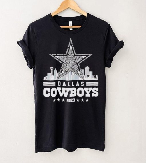 Skyline Dallas Cowboys 2023 hoodie, sweater, longsleeve, shirt v-neck, t-shirt