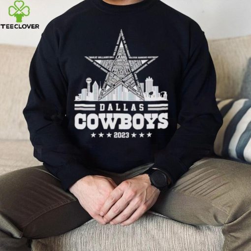 Skyline Dallas Cowboys 2023 hoodie, sweater, longsleeve, shirt v-neck, t-shirt