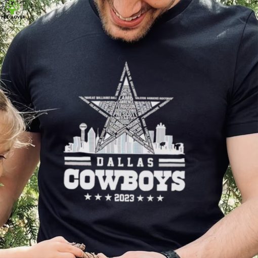 Skyline Dallas Cowboys 2023 hoodie, sweater, longsleeve, shirt v-neck, t-shirt