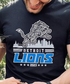 Skyline Detroit Lions 2023 shirt