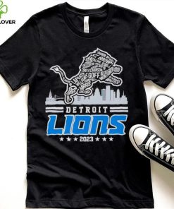 Skyline Detroit Lions 2023 hoodie, sweater, longsleeve, shirt v-neck, t-shirt