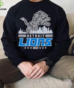 Skyline Detroit Lions 2023 hoodie, sweater, longsleeve, shirt v-neck, t-shirt