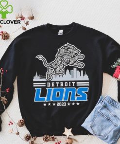 Skyline Detroit Lions 2023 hoodie, sweater, longsleeve, shirt v-neck, t-shirt