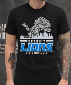 Skyline Detroit Lions 2023 hoodie, sweater, longsleeve, shirt v-neck, t-shirt