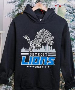 Skyline Detroit Lions 2023 hoodie, sweater, longsleeve, shirt v-neck, t-shirt