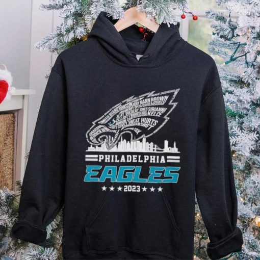 Skyline Philadelphia Eagles 2023 hoodie, sweater, longsleeve, shirt v-neck, t-shirt